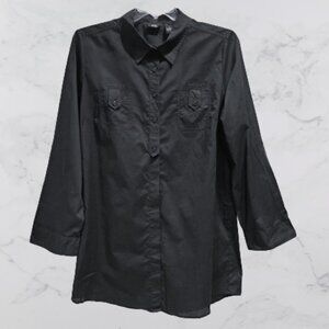 NWT RGL New York Black Cotton Lightweight Tunic - XL